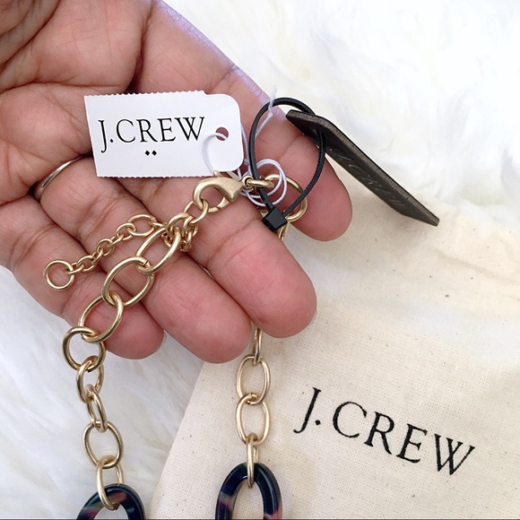J. Crew Multi Rainbow Layer Tortoise Neckl… - Picture 7 of 7